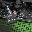 20cm Motherboard 9Pin USB2.0 Extension Cable Double Shielded Cord - 4
