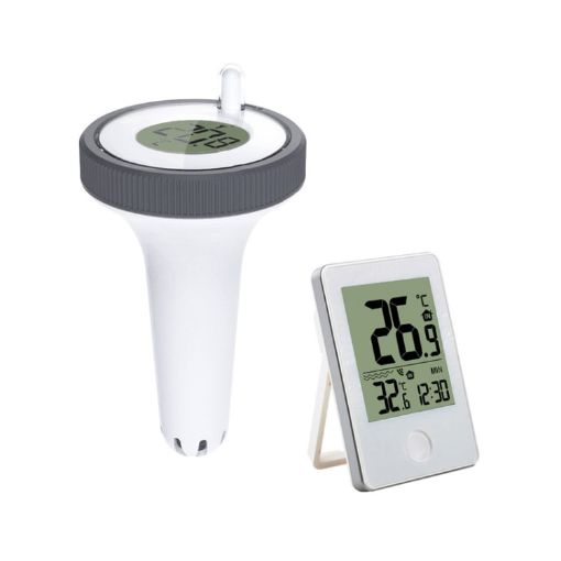 Wireless Floating Fish Tank Thermometer - White - 1