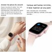 LEMFO LT10 Smart Watch - Bluetooth Call/Health Monitoring - Pink - 4