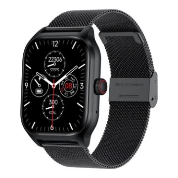 LEMFO LT10 Smart Watch - Bluetooth Call/Health Monitoring - Steel Strap - 1