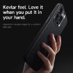 SULADA 600D Kevlar Texture PC Shockproof Phone Case for iPhone 14 (Brown) - 3
