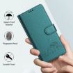 Blackview A53 Cat Rat Embossed Pattern RFID Leather Phone Case with Lanyard - 6