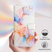 Marble White Flip Leather Phone Case for vivo V30/V30 Pro 5G - 5