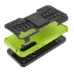 Samsung Galaxy S23 FE 5G Tire Texture TPU + PC Phone Case with Holder - Green - 4