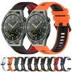 Huawei Watch GT Runner 22mm Silicone Band - Black+Green - 3