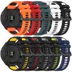 For Honor Watch GS Pro 22mm Sports Silicone Band Black Yellow - 4