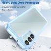 Samsung Galaxy M15 Colorful Series Acrylic Hybrid TPU Phone Case Blue - 3