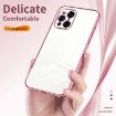 OPPO Find X3/Find X3 Pro Transparent Plating Phone Case - Gold - 5