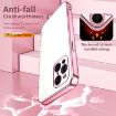 OPPO Find X3/Find X3 Pro Transparent Plating Phone Case - Gold - 6