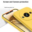 Yellow Silicone Phone Case for Xiaomi Redmi A3/Poco C61 - 3