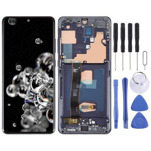 Samsung Galaxy S20 Ultra OLED LCD Screen Digitizer Full Assembly - 1