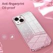 Blue Gradient Glitter Electroplated Phone Case for iPhone SE 2022/2020/8/7 - 4