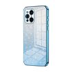 OPPO Find X3/Find X3 Pro Blue Glitter Powder Electroplated Phone Case - 1