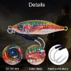 HENGJIA Iron Plate Lead Fish Dummy Bait Sea Fishing Lures - 10 Colors - 3