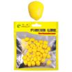 HENGJIA SO183 Floating Water Corn Soft Bait Lures (Red) - 50pcs/Pack - 5