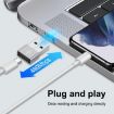 HAWEEL USB-C Female to USB 2.0 Male Adapter - Charging & Data Transfer - 6