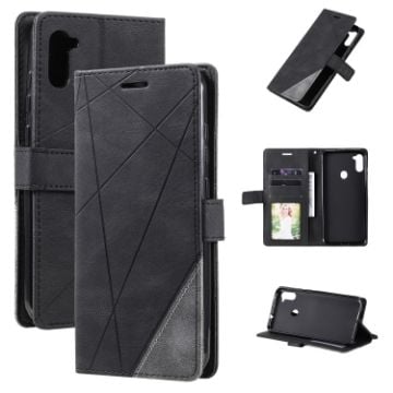 Samsung Galaxy A11 EU Leather Case with Holder & Card Slots & Wallet - 1