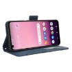 Orbic Magic 5G R678EL Leather Phone Case (Blue) - Card Slots, Calf Texture - 6