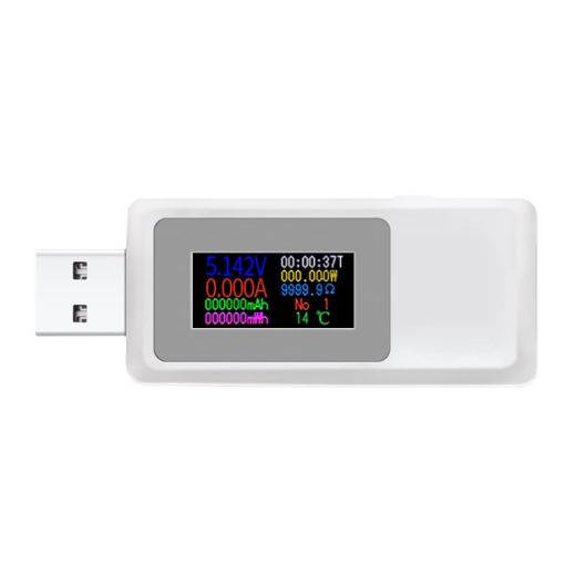 Keweisi KWS-MX19 USB Tester DC 4V-30V 0-5A Voltage Detector (White) - 1