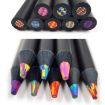 8 In 1 Rainbow Pencils Set Wooden Colored Pencil for Art Drawing - 3