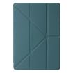 Samsung Galaxy Tab A9+ Clear Acrylic Deformation Leather Tablet Case - 2