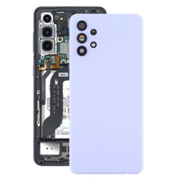 Samsung Galaxy A32 5G Battery Back Cover with Camera Lens Cover - Purple - 1