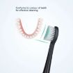 Mornwell D01/D02 Electric Toothbrush Heads and Caps - Black D902 - 3