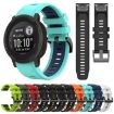 Garmin Instinct 2 22mm Lime Green + Black Silicone Watch Band - 3