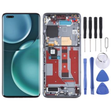 LCD Screen For Honor Magic4 Pro Digitizer Full Assembly (Black) - 1