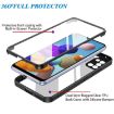 Samsung Galaxy A21s Acrylic + TPU 360 Shockproof Case - Black - 4