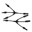 MC4 Solar Branch Connector - Male/Female Plug - 1 Pair - 1