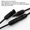 MC4 Solar Branch Connector - Male/Female Plug - 1 Pair - 6