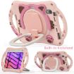 Cute Cat King Kids iPad Mini 6 Case - Pink - 3