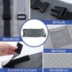 Kids Airplane Seat Extender Portable Travel Seat Cushion - Black - 6