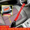 Black S308 Car Steering Wheel Lock - Anti-theft Security - 6