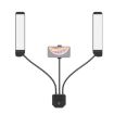 Portable RK39 Fill Light with Phone Clip - Black - 1