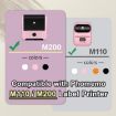 Phomemo M110/M200 600pcs Thermal Labels 20x10mm Square White Background - 3