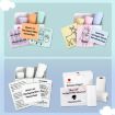 Phomemo T02 Bluetooth Printer Thermal Paper 3 Rolls 53mmx6.5m Black on White - 3