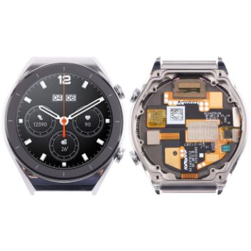 Xiaomi Watch S1 LCD Screen & Digitizer Assembly with Frame - Silver - 1