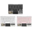 KB-333 RGB Backlit Wireless Bluetooth Keyboard (Pink) - 2