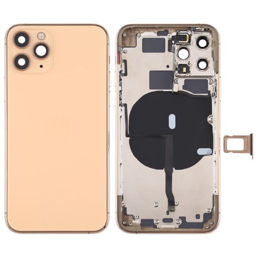 Battery Back Cover with Side Keys & Card Tray for iPhone 11 Pro Max - 1