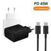 M135 45W USB-C Fast Charger with 5A Type-C Cable - EU Plug - 2