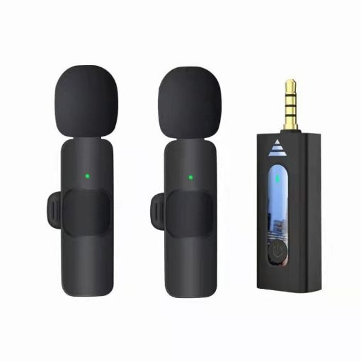 Wireless Lavalier Microphone for Phone/Camera/Laptop with Receiver - 1