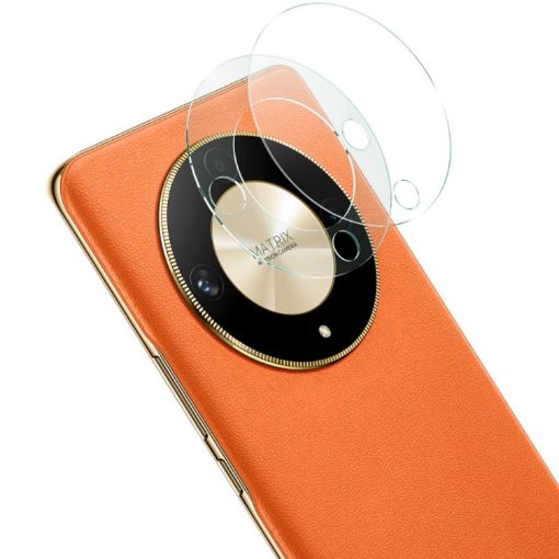 For Honor X9b 5G Rear Camera Lens Tempered Glass Film with Lens Cap - 1