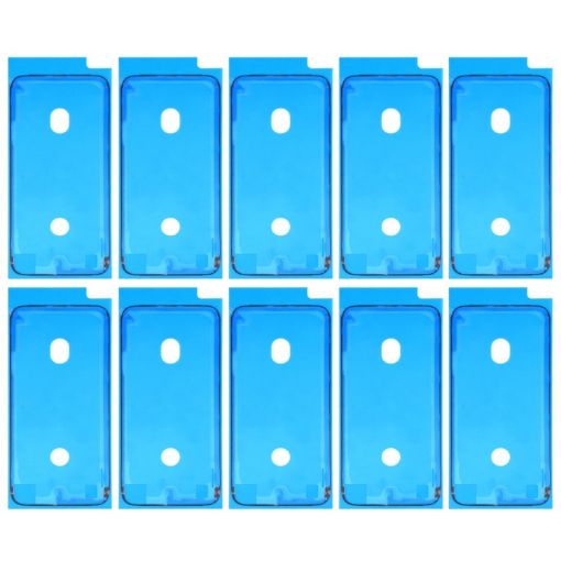 10 PCS Waterproof Adhesive Stickers for iPhone 8 - Black - 1
