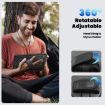 Samsung Galaxy Tab A9+ Silicone + PC Tablet Case with Shoulder Strap - Black - 6