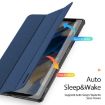 Samsung Galaxy Tab A9+ DUX DUCIS Domo Series Magnetic Flip Leather Tablet Case Blue - 5