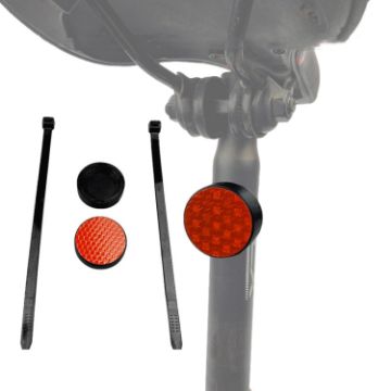 Mountain Bike Reflector Anti-theft Tracking Locator Bracket (Red) - 1
