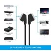 20 Pin SCART to SCART Lead Cable 1.5m - DVD/HDTV/AV/TV - 3