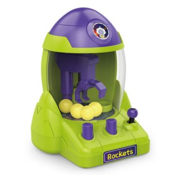 Children Rocket Grab Ball Machine Toys Mini Simulation Catching Crane Model - 1